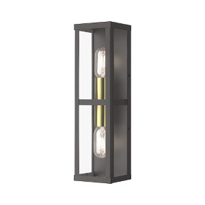 Livex Lighting Gaffney 2 - Light Wall Light in  Bronze/Antique Gold - 1 of 4