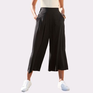 Women's Pleated Culottes - LASCANA - 1 of 4