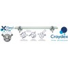 LunaLulinlk Screw or Glue Wall-Mounted Toilet Paper Holder in Chrome - 2 of 4
