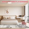 9x12 Area Rugs for Living Room Bedroom Non Slip Machine Washable Soft Modern Abstract Rugs Stain Resistant & Low Pile Large Rug - 4 of 4