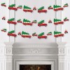 Big Dot of Happiness Merry Little Christmas Tree - Red Truck and Car Christmas Party DIY Decorations - Clothespin Garland Banner - 44 Pc - 3 of 4