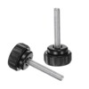 Unique Bargains Plastic Threaded Bolt Knurled Clamping Knob Thumb Screws 6 Pcs - 3 of 4
