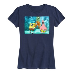 Women's - SpongeBob SquarePants - Home Sweet Home Short Sleeve Graphic T-Shirt - 1 of 4