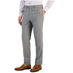 Tallia Mens Slim Fit Plaid Dress Pants Slacks - 1 of 1