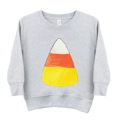 The Juniper Shop Watercolor Candy Corn Toddler Graphic Sweatshirt