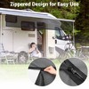 Yescom 8x15' RV Awning Sun Shade Screen Mesh UV Blocker RV Awning Shade Camping Camper - 2 of 4