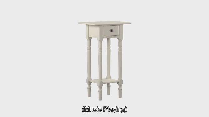 Sabrina End Table With Storage Drawer  - Safavieh, 2 of 5, play video