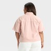 Women's Short Sleeve Button-Down Denim Shirt - Universal Thread™ - 2 of 3