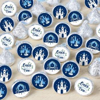 Big Dot of Happiness Fairy Tale Fantasy - Royal Prince and Princess Party Small Round Candy Stickers - Party Favor Labels - 324 Count