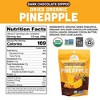 Mavuno Harvest Organic Dried Pineapple Dipped in Dark Chocolate Fruit Snacks, All Natural Vegan Treat, Bursting with Flavo - 3 of 4