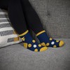 NCAA West Virginia Mountaineers Big Dot Fuzzy Sleep Soft Socks - 3 of 3