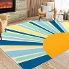 Washable Rugs Area Rugs for Living Room Bohemian Rugs for Bedroom Large Carpets Ultra Soft Faux Wool Dining Room Rug Non Slip&Non-Shedding - 2 of 4