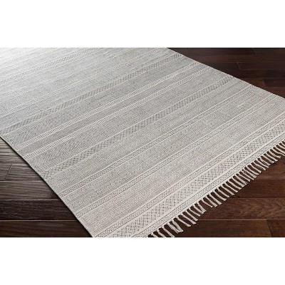Hauteloom Kentville Living Room, Bedroom Area Rug - Bohemian, Transitional - Charcoal, Beige - 3' x 5'