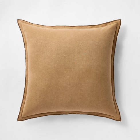 Oversized Linen Square Throw Pillow