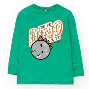 The Juniper Shop SmileyWorld You're Dino-Mite Youth Long Sleeve Tee - 1 of 4