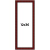 PosterPalooza | Panoramic Weathered Red Picture Frame - UV Acrylic, Foam Board Backing, Hanging Hardware - 2 of 4