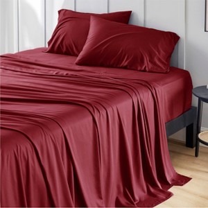 Bedsure | Rayon Derived from Bamboo Sheet Set Stay Cool & Comfy - 1 of 4