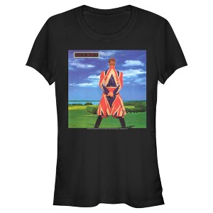 Juniors Womens David Bowie Earthling T-Shirt - 1 of 4