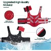 Kuoser Dog Life Jacket with Reflective Stripes, Adjustable High Visibility Dog Life Vest Ripstop with High Flotation Swimsuit - 3 of 4