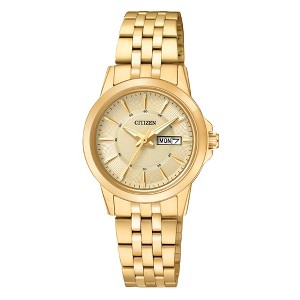 Citizen Quartz Womens Watch, Gold-Tone Stainless Steel, Classic - 1 of 2