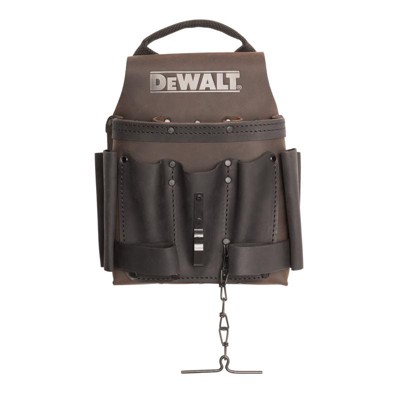 DeWalt - Leather Electrician's Pouch - Brown - 8 Pocket