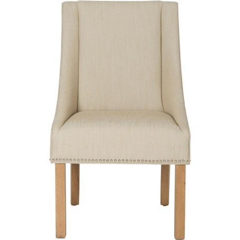 Morgan Set Of 2 Solid Wood Dining Chair,18.5 Wide Upholstered Seat And  Back,linen Dining Chairs With Upside Down v Shape-the Pop Maison : Target