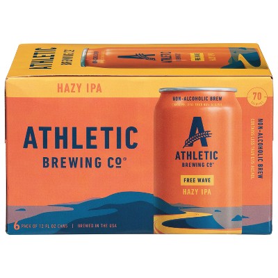 Athletic Brewing Company Free Wave Non-alcoholic Hazy Ipa - 6pk/12 Fl ...