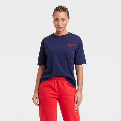 Women's Oversized Short Sleeve Knit Graphic T-Shirt - Universal Thread™