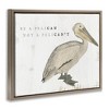 Stupell Industries Funny Pelican Beach Phrase Pun, 21" x 17" - 3 of 4