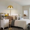 KAISITE Mid-Century Modern Gold Floor Lamp for Living Room Ambiance, Standing Lamp with Upward Bowl Shade - 3 of 4