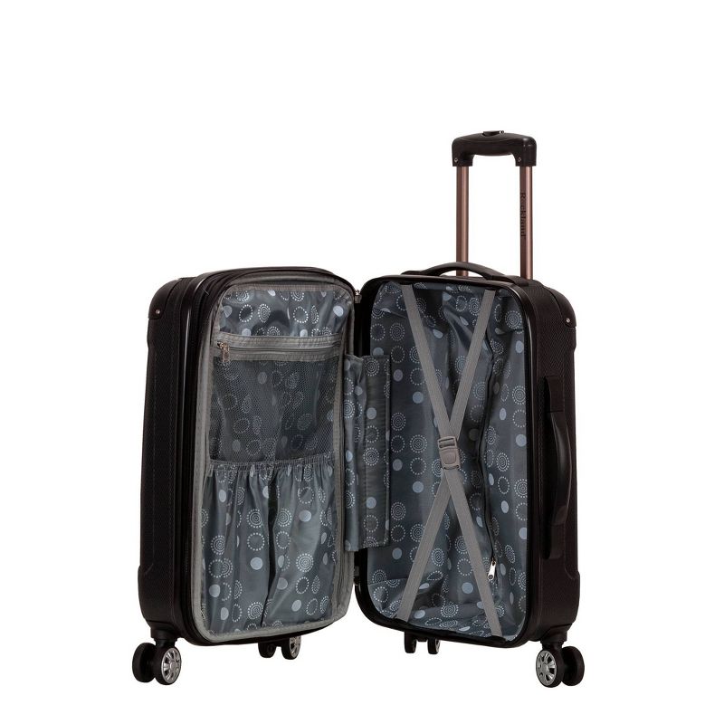 Rockland Sonic 3pc ABS Hardside Luggage Set, 4 of 9