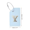Unique Bargains Luggage Tag Light Blue 1 Pc - 2 of 4
