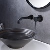 SUMERAIN Wall Mount Bathroom Faucets Matte Black, Rough-in Valve Included - 4 of 4