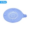 Unique Bargains Round Anti-Slip Bathroom with Suction Cups Drain Protector - 3 of 4