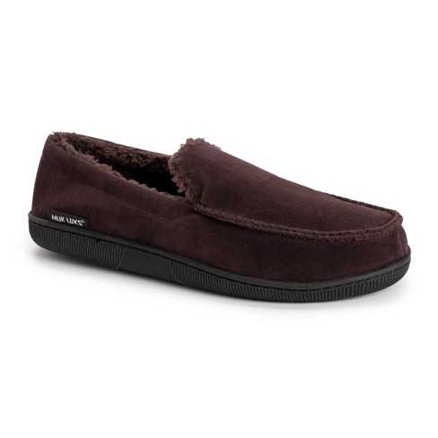 Mens discount faux slippers