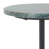 Karik Round Side Table - ACC3735A - Dark Green/Black - Safavieh - 3 of 4