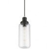 Livex Lighting Oakhurst 1 - Light Pendant in  Black/Brushed Nickel - 3 of 4