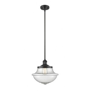 Oxford - 1 Light Stem Hung Mini Pendant In Traditional Style-11.5 Inches Tall and 11.75 Inches Wide - 1 of 1