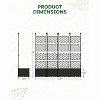 Plastic Planter Box with Metal Trellis, Raised Garden Bed Privacy Screen for Outdoor Patio, Balcony & Backyard - 2 of 4
