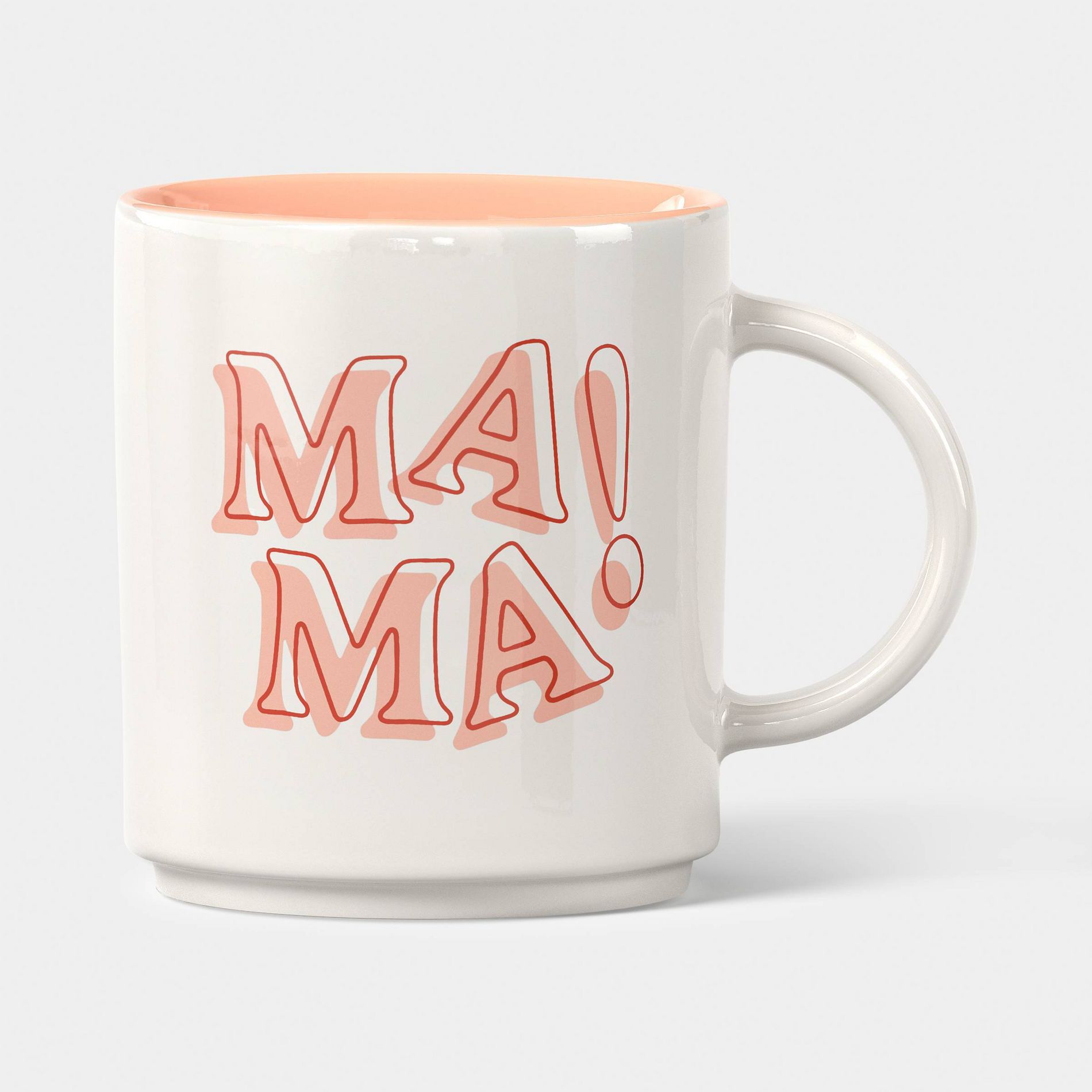 14oz Mama! Stacking Mug White - Room Essentials™