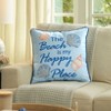 The Lakeside Collection Beach-Themed Embroidered Accent Pillows - 2 of 3