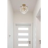 Elegant Lighting Mila 12 inch flush mount in brass - 2 of 4