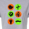 Women's - Disney Villains - Villian Symbols Cropped Graphic T-Shirt - 2 of 4