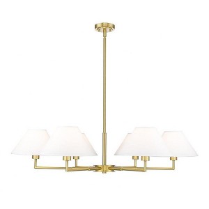 Z-Lite Leila 6 - Light Chandelier in  Luxe Gold - 1 of 4