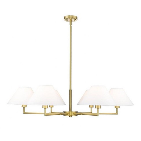 Z-Lite Leila 6 - Light Chandelier in  Luxe Gold - image 1 of 4