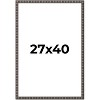 PosterPalooza | Deco Black Picture Frame - UV Acrylic, Foam Board Backing, Hanging Hardware - 2 of 4