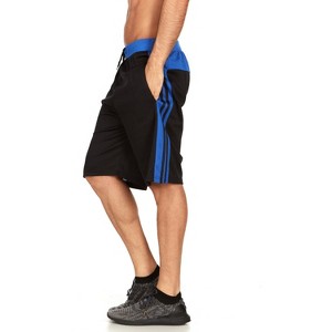 Mens Moisture Wicking Athletic Basketball & Gym Workout Shorts with Pockets - 1 of 2