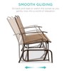 Best Choice Products 2-Person Outdoor Swing Glider, Steel Patio Loveseat, Bench Rocker w/ Armrests - 2 of 4