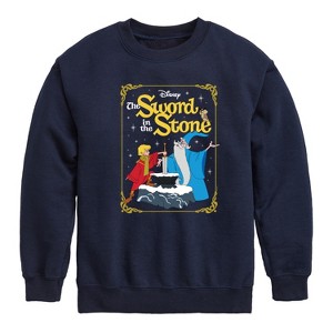Boys' - Disney - Sword In The Stone Graphic Long Sleeve Fleece Sweatshirt - 1 of 4