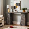 Hommoo 63 inch Narrow Farmhouse Console Table - 4 of 4